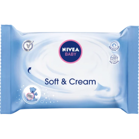 NIVEA BABY Sanft & Creme Feuchttücher 63 Stk.