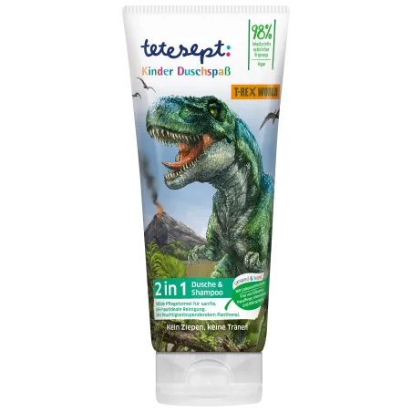 tetesept T-Rex 2in1 Shower & Shampoo 200 ml / 6.8 fl oz