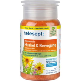 tetesept Muscle & Exercise Bath Salts 600 g