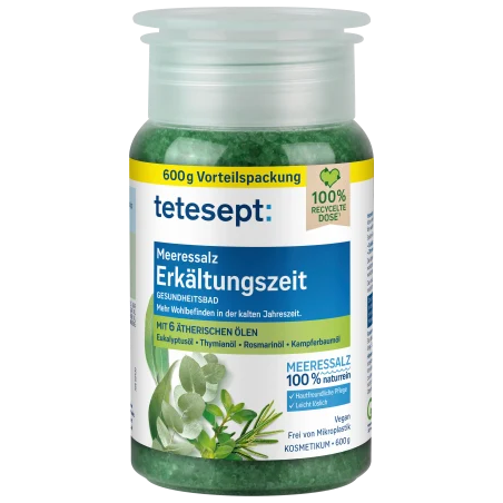 tetesept Bath Salt Sea Salt Cold 600 g