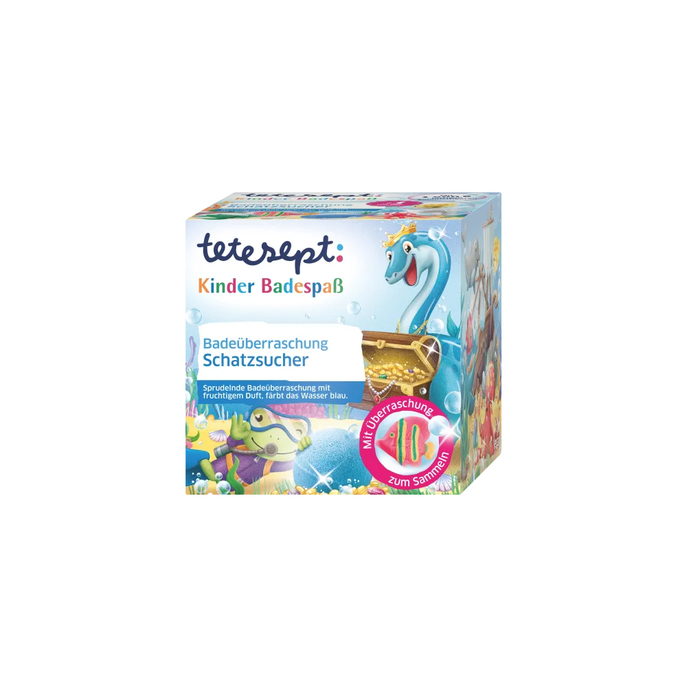tetesept Bath additive children bathing fun bath surprise treasure hunter, 140 g