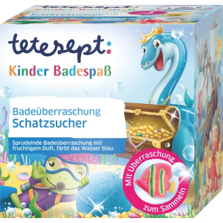 tetesept Bath additive children bathing fun bath surprise treasure hunter, 140 g