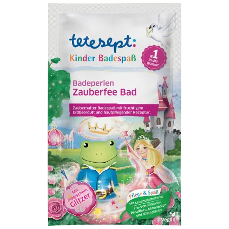 tetesept Bath additive children bathing fun bath beads magic fairy bath, 60 g