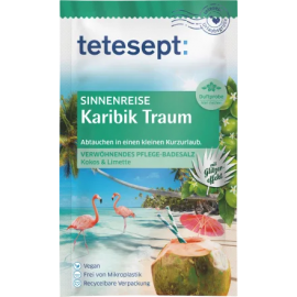 tetesept Bath salt Caribbean dream, 60 g
