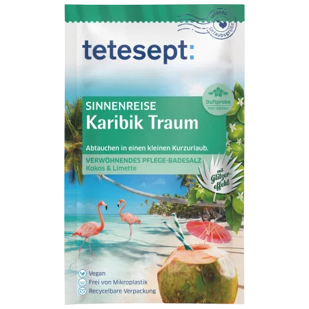 tetesept Bath salt Caribbean dream, 60 g