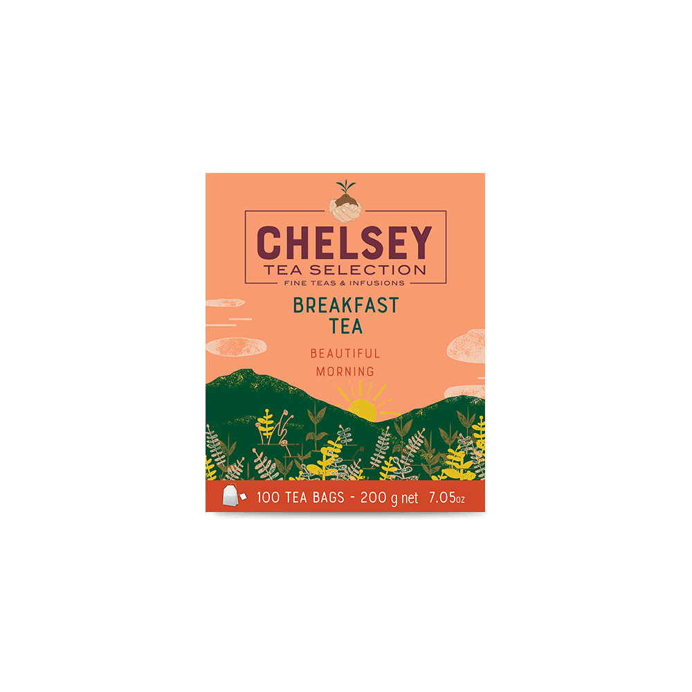 CHELSEY FRÜHSTÜCKS-TEE 100 Teebeutel, 200 g / 7,05 oz