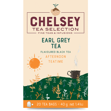 CHELSEY EARL GREY TEE 20 Teebeutel, 40 g / 1,41 oz