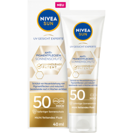 NIVEA SUN Sonnenfluid für das Gesicht, gegen Pigmentflecken LSF 50, 40 ml