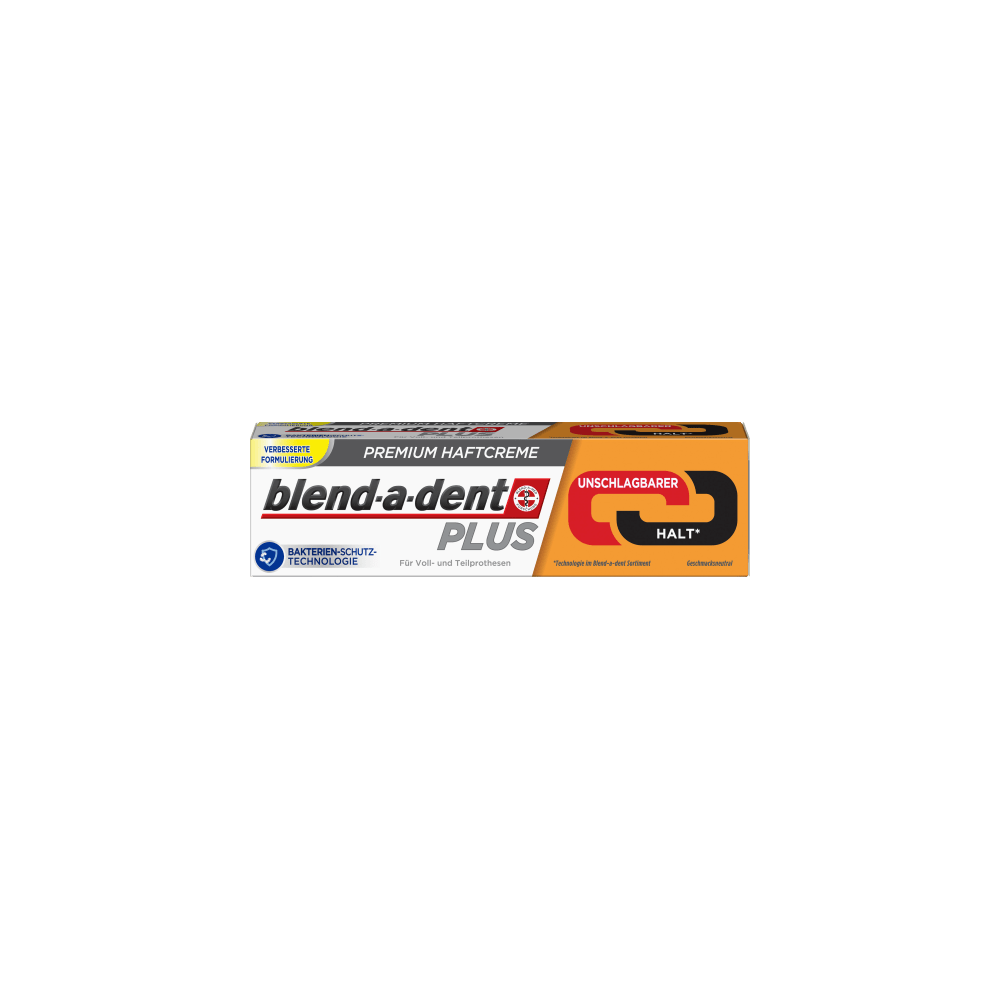 blend-a-dent Adhesive cream Unbeatable hold, fluoride-free, 40 g