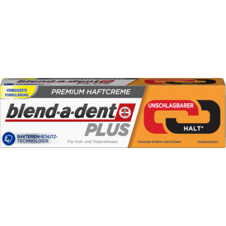 blend-a-dent Adhesive cream Unbeatable hold, fluoride-free, 40 g
