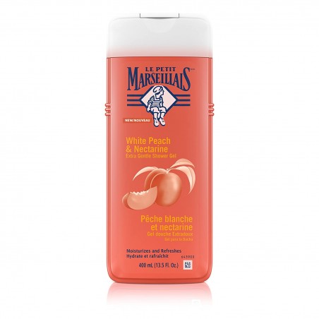 Le Petit Marseillais White Peach & Nectarine Shower Gel 400 ml / 13.5 fl oz