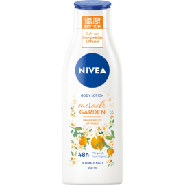 NIVEA Miracle Garden Orange Blossom & Peach Body Lotion 250 ml / 8.4 fl oz