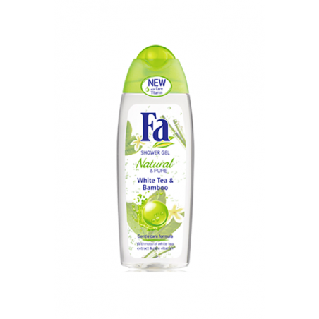 Fa Natural & Pure White Tea & Bamboo Shower Gel 250 ml / 8.4 fl oz