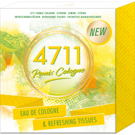 4711 Remix Cologne Eau de Cologne 100 ml / 3,4 fl oz & Erfrischungstücher 10 Stück
