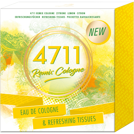 4711 Remix Cologne Eau de Cologne 100 ml / 3,4 fl oz & Erfrischungstücher 10 Stück