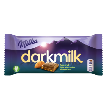 Milka Darkmilk Almond 85 g