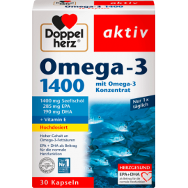 Doppel herz Omega-3 1400 capsules 30 pcs., 59.2 g