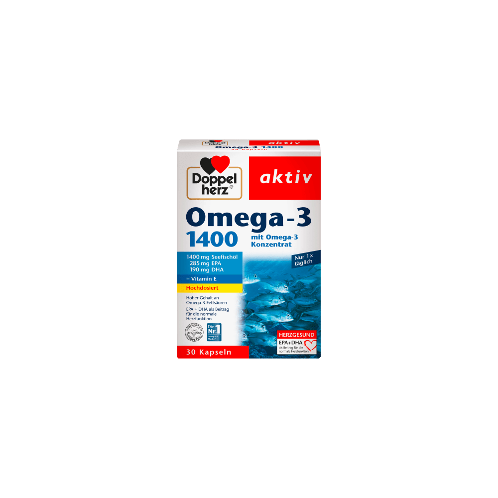 Doppel herz Omega-3 1400 capsules 30 pcs., 59.2 g