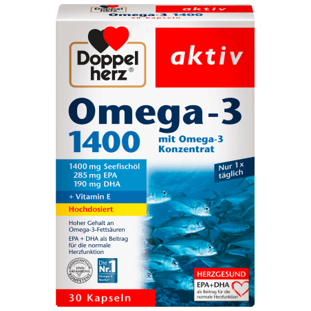 Doppel herz Omega-3 1400 capsules 30 pcs., 59.2 g