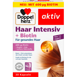 Doppelherz Hair Intensive + Biotin 30 capsules, 17.4 g