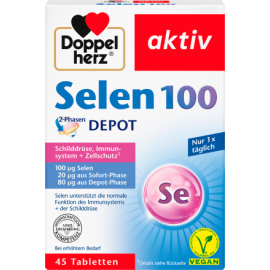 Doppel herz Selen 100 Tablets 45 St, 34.2 g