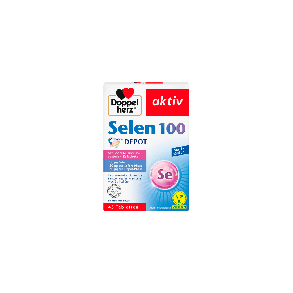 Doppel herz Selen 100 Tablets 45 St, 34.2 g
