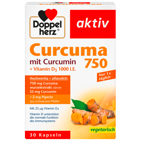 Doppel herz Turmeric 750 capsules 30 pcs., 26.7 g