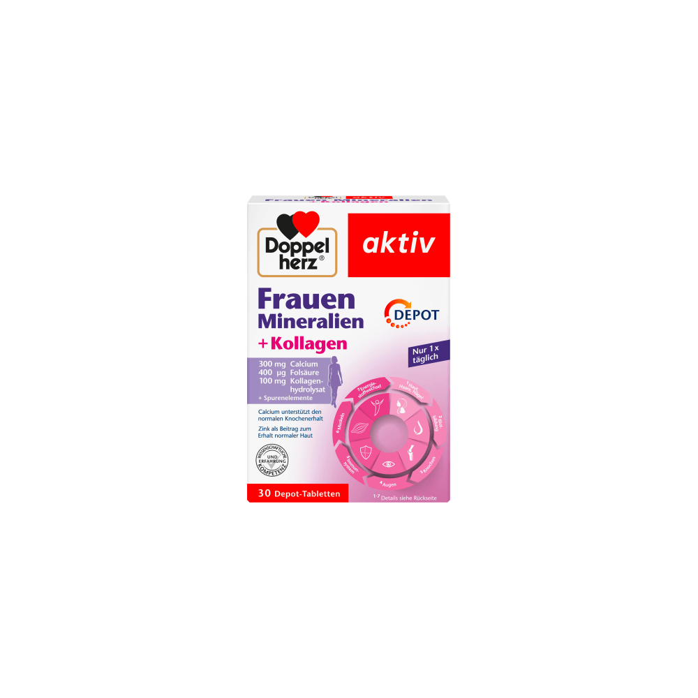 Doppel herz Women minerals + collagen 30 pcs., 51 g