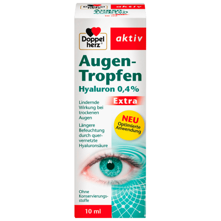 Doppel herz Hyaluronic eye drops 0.4%, 10 ml