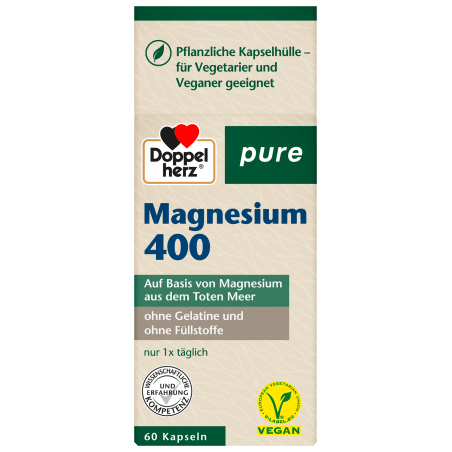Doppel herz Magnesium 400 capsules (60 pieces), 45.7 g