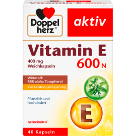 Doppel herz Vitamin E 600N capsules, 40 pcs