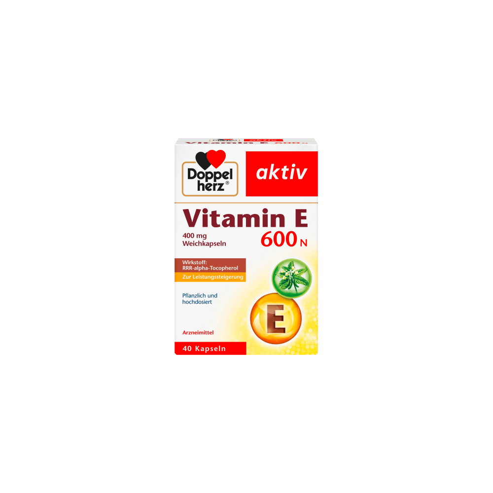 Doppel herz Vitamin E 600N capsules, 40 pcs