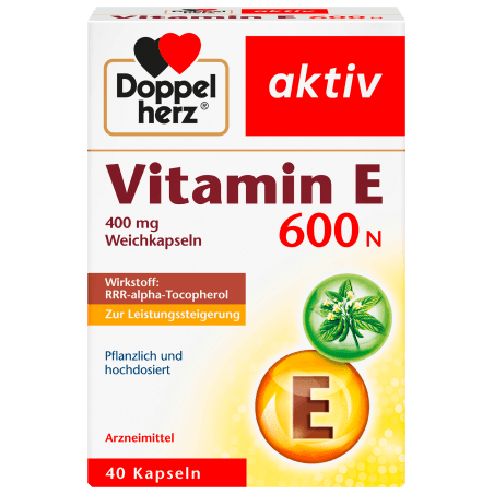 Doppel herz Vitamin E 600N capsules, 40 pcs