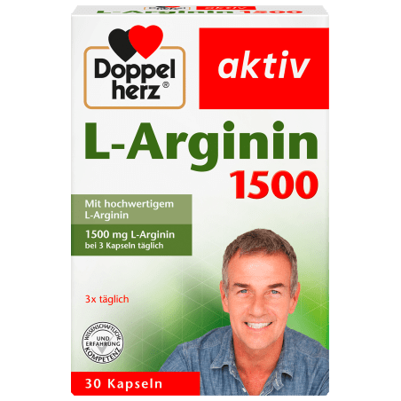 Doppelherz aktiv L-arginine 1500 30 capsules 18.6 g