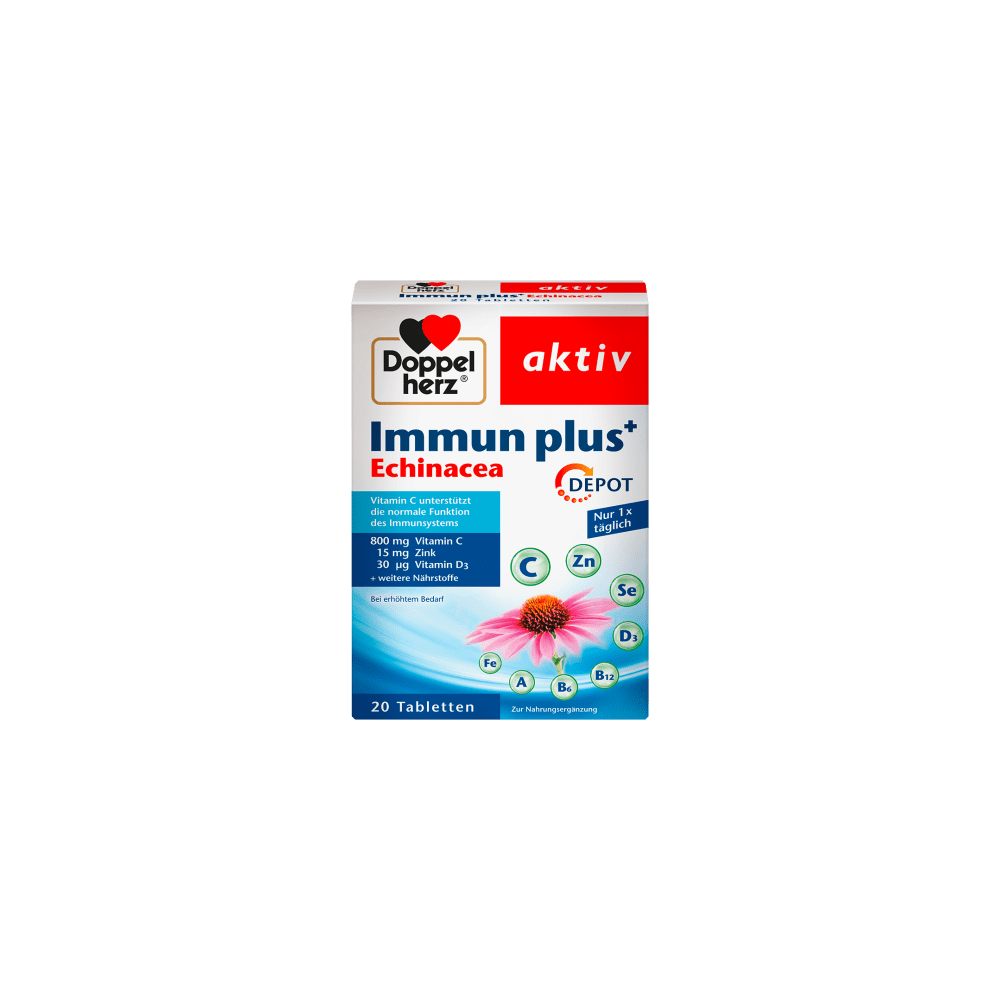 Doppel herz Immune Plus Echinacea (Pack of 20), 28.8 g