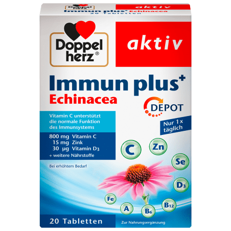 Doppel herz Immune Plus Echinacea (Pack of 20), 28.8 g
