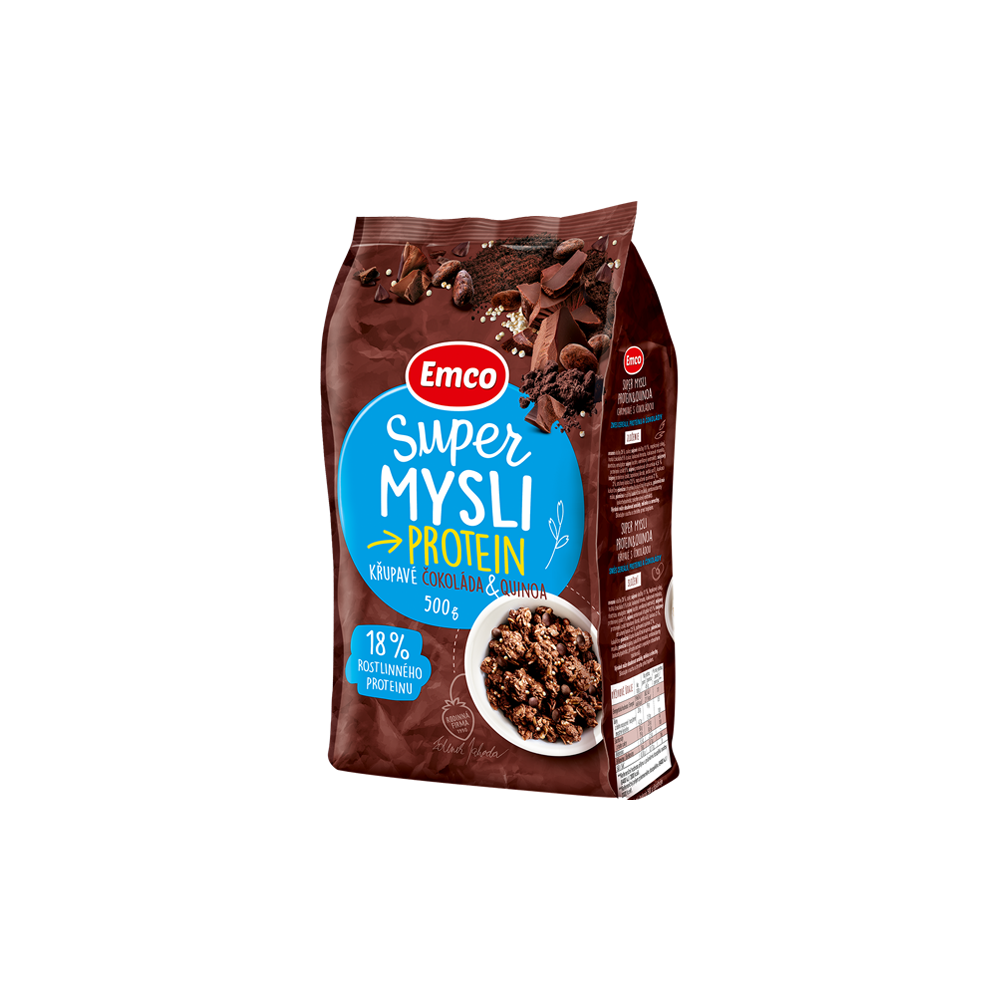 Emco Super Muesli protein & quinoa with chocolate 500g