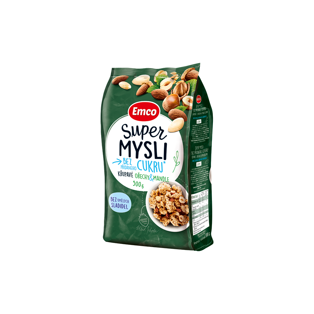 Emco Super Muesli without added sugar with nuts and almonds 500g