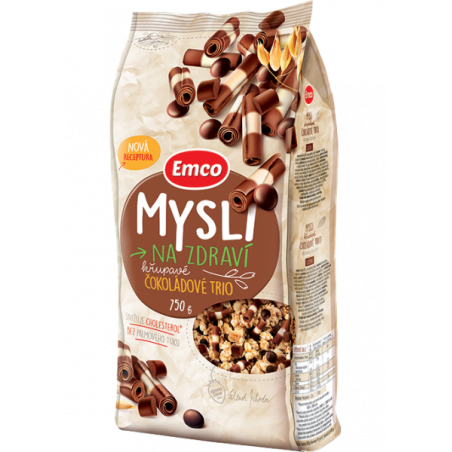 Emco Crispy Muesli Chocolate Trio 750 g