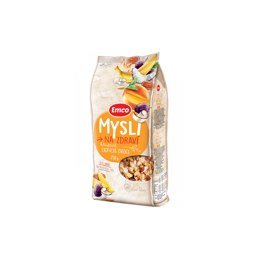 Emco Crispy Muesli Exotic Fruits 750 g / 26.25 oz