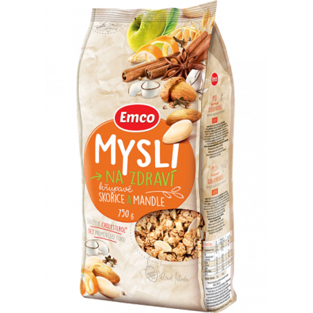 Emco Crispy Muesli - cinnamon and almonds 750 g