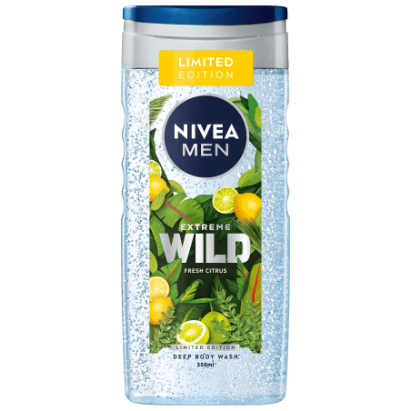 NIVEA MEN Extreme Wild Fresh Citrus Shower gel 250 ml / 8.4 fl oz