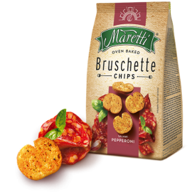Maretti Bruschette Chips Salami Pepperoni 70g