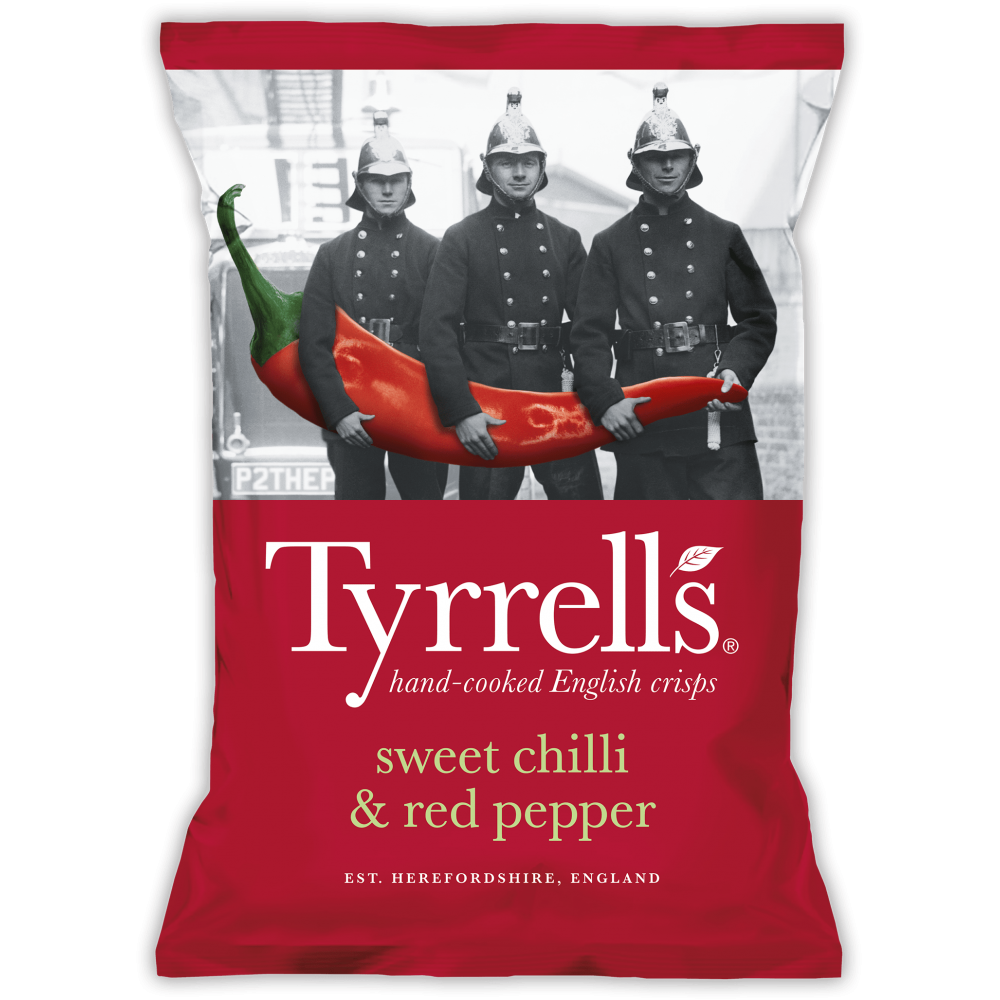 TYRRELLS SWEET CHILLI & RED PEPPER 150g