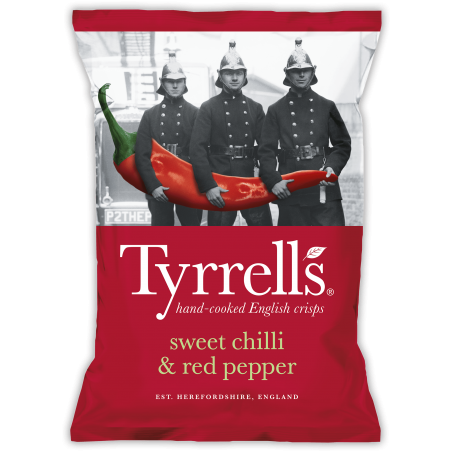 TYRRELLS SWEET CHILLI & RED PEPPER 150g