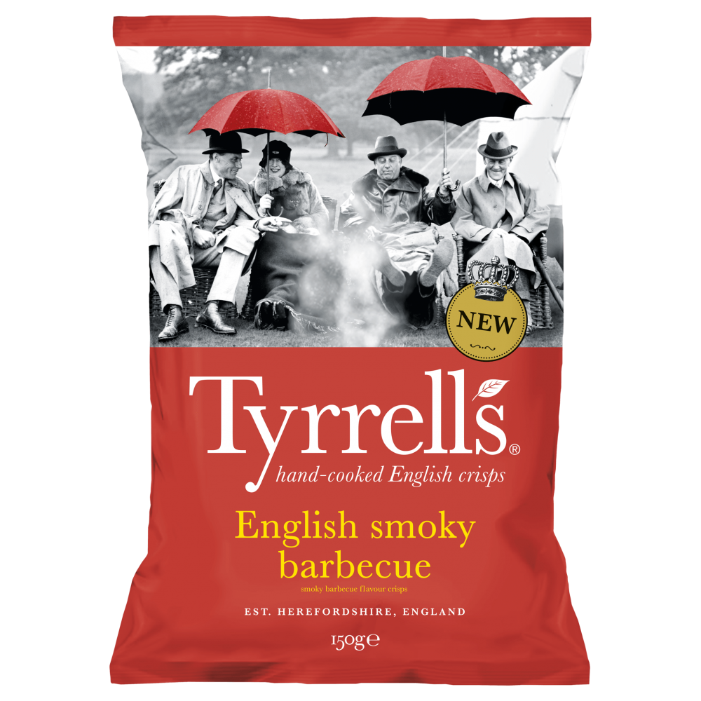 TYRRELLS ENGLISH SMOKY BARBECUE 150g