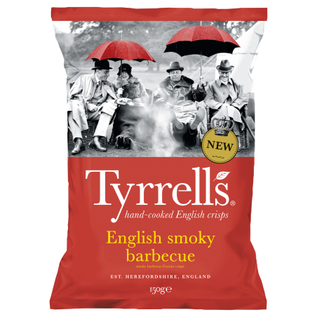 TYRRELLS ENGLISH SMOKY BARBECUE 150g