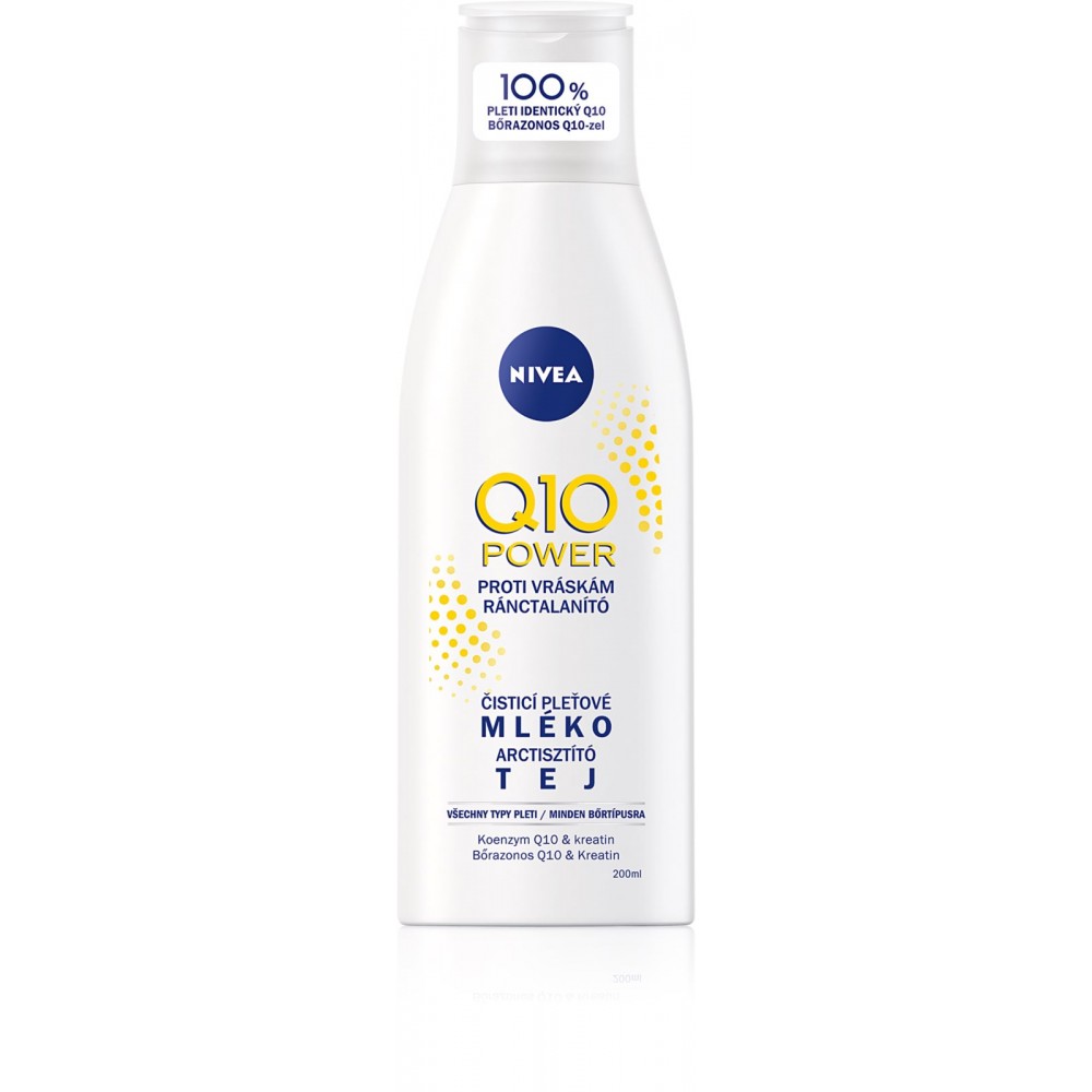 Nivea Q10 Power Anti-Falten-Reinigungsmilch 200 ml / 6,8 fl oz