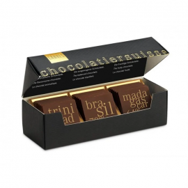 Läderach Carrés Grand Cru 3x6 pcs per box 100g