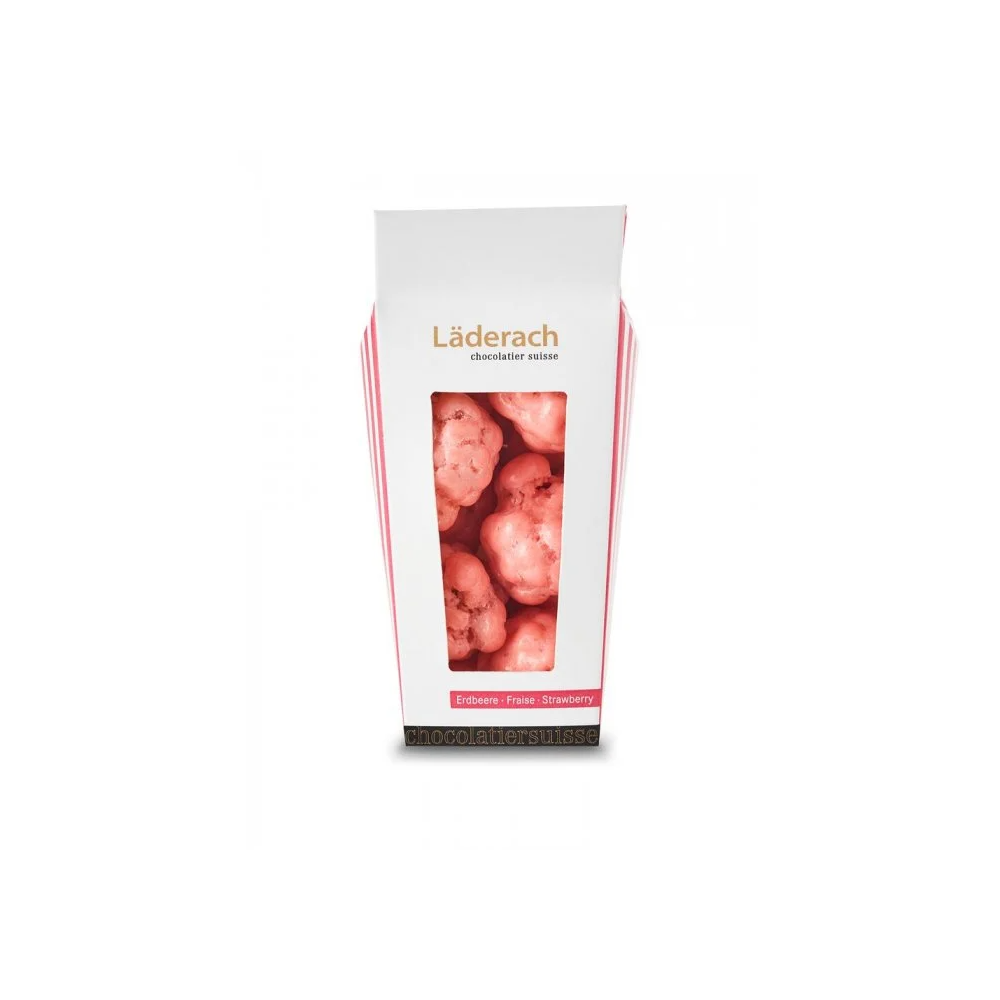 Läderach Popcorn strawberry mini 25g